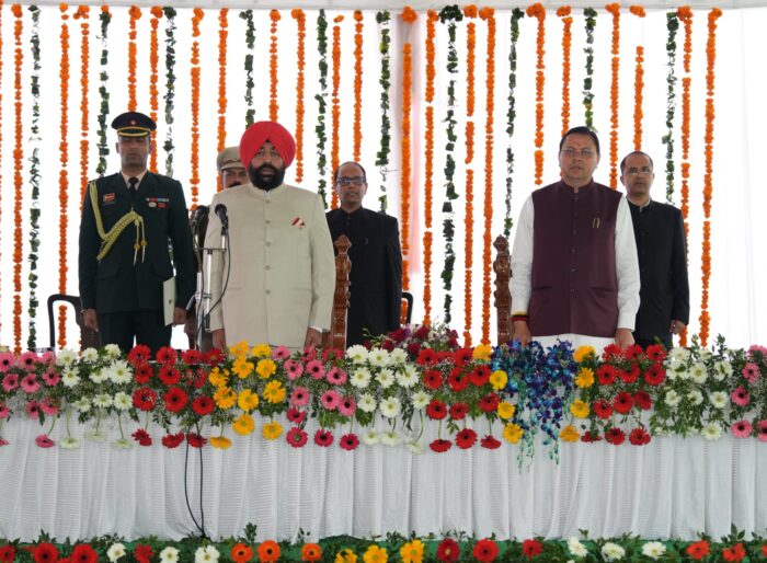 राज्यपाल ने उत्तराखण्ड सरकार के मंत्रिपरिषद के नवनियुक्त मंत्रियों को दिलाई पद एवं गोपनीयता की शपथ