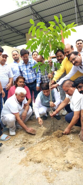 विश्व पर्यावरण दिवस: कैबिनेट मंत्री प्रदीप बत्रा और ज्वाइंट मजिस्ट्रेट ने किया पौधारोपण, दिया पर्यावरण संरक्षण का संदेश