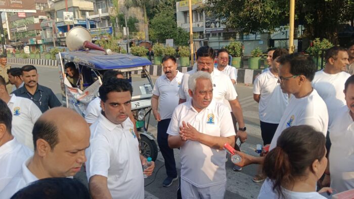 आयुष मंत्री मदन कौशिक ने “रन फॉर योगा” को दिखाई हरी झंडी