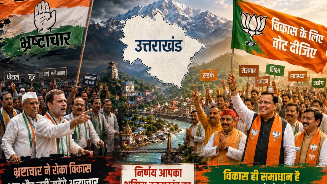 उत्तराखंड विधानसभा चुनाव 2027: भ्रष्टाचार, बेरोजगारी, अंकिता भंडारी और स्थानीय मुद्दे तय करेंगे सत्ता का रास्ता