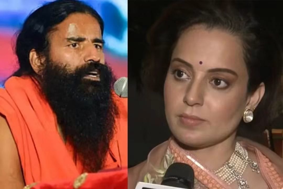 रक्षाबंधन पर खत्म हुआ बाबा रामदेव-कंगना विवाद, कंगना ने स्वीकार की मिठाई और उपहार