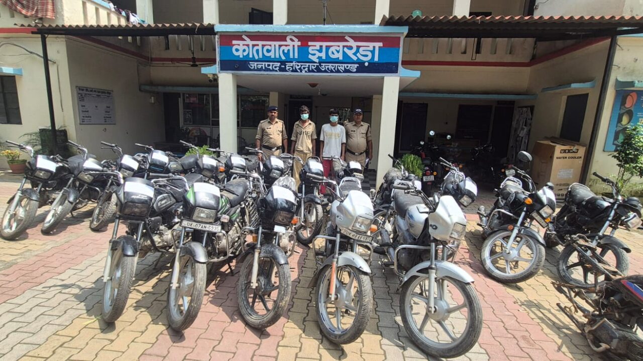 SSP हरिद्वार नवनीत सिंह के नेतृत्व में झबरेड़ा पुलिस का वाहन चोरों पर बड़ा प्रहार